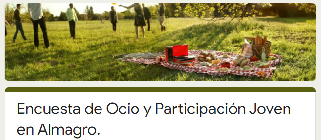 Encuesta de Ocio y Participación Joven en Almagro.
