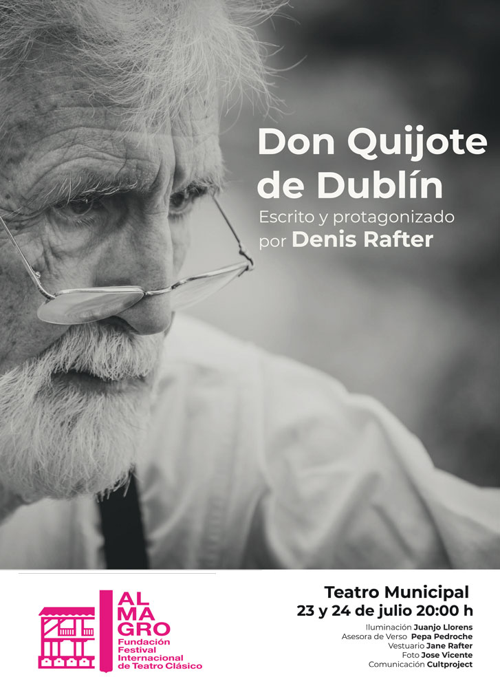 Denis Rafter estrena en el Festival de Almagro Don Quijote de Dublín