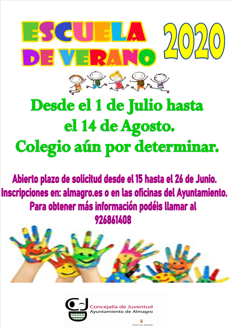 El Ayuntamiento mantiene la Escuela de Verano para conciliar la vida familiar y laboral