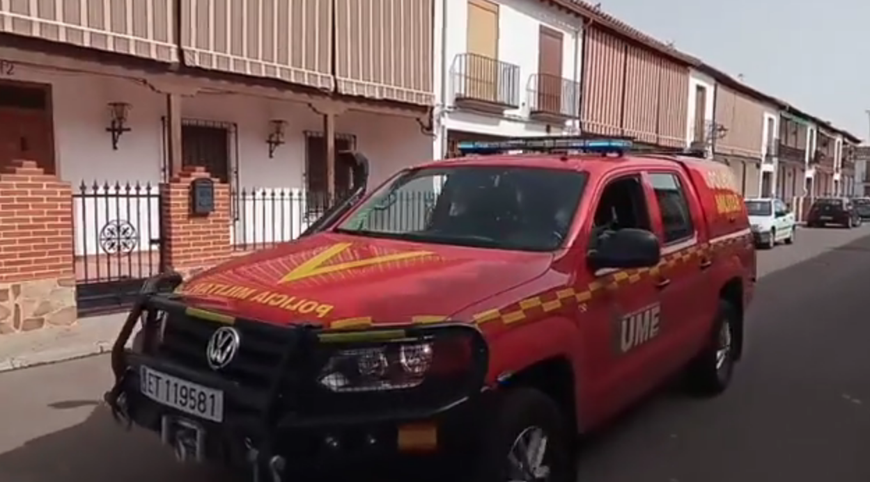 El Ministerio de Defensa despliega efectivos de la UME en varios municipios de Ciudad Real para apoyar a las Fuerzas y Cuerpos de Seguridad en la labor de garantizar la seguridad 