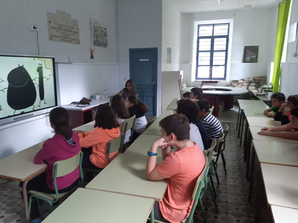 Los alumnos de 4º, 5º y 6º de Primaria del colegio Miguel de Cervantes reciben formación para prevenir el acoso escolar