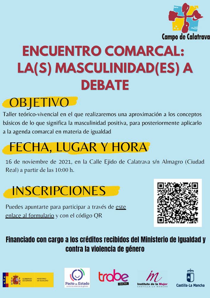 Abierto el plazo de inscripción del taller comarcal “Las Masculinidades a debate”