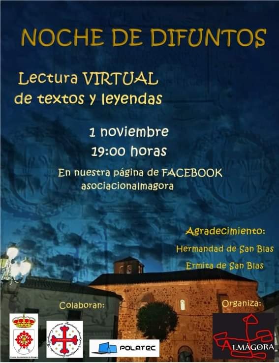 Almágora celebrará la Noche de los Difuntos virtual