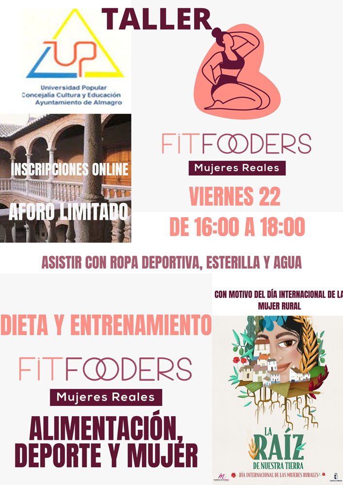 Taller de deporte y alimentación este viernes en la UP