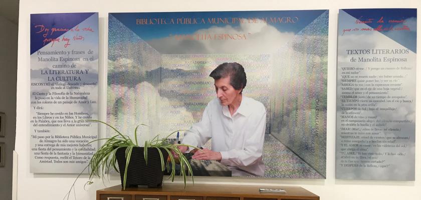 El club de lectura de la Biblioteca Municipal de Almagro dedica la conmemoración del Día de las Bibliotecas a la escritora Manolita Espinosa