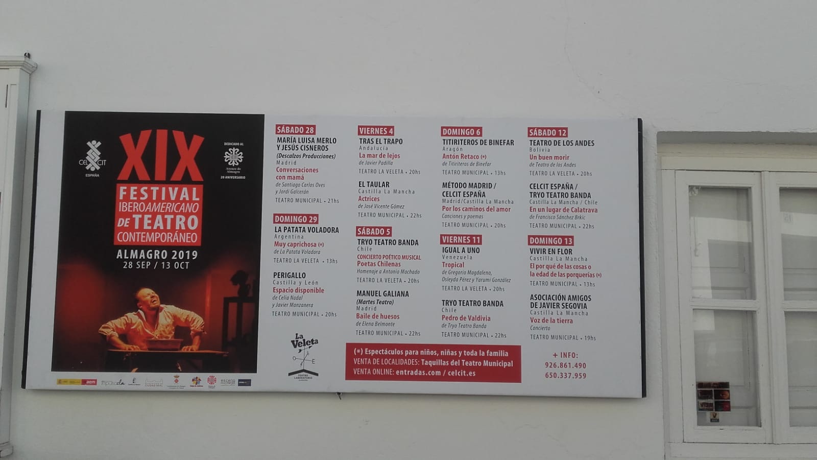 El XIX Festival Iberoamericano de Teatro Contemporáneo estrena