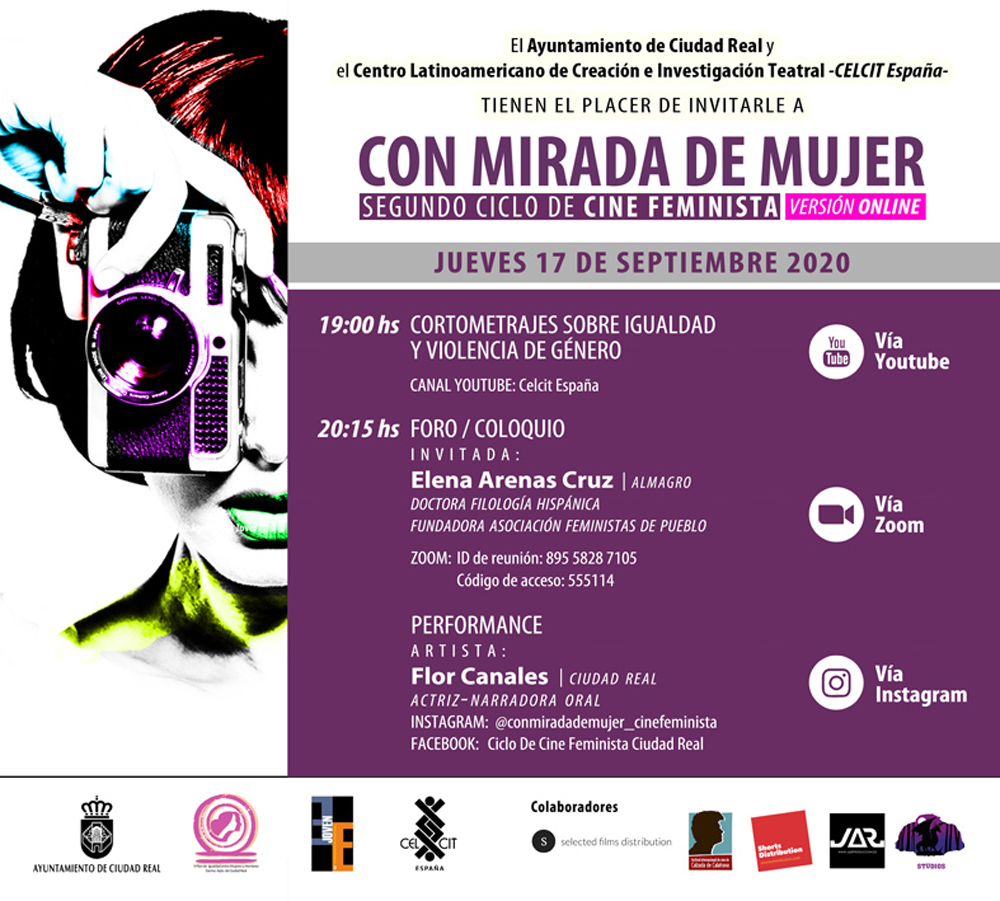El ciclo de cine feminista con mirada de mujer’, organizado por el CELCIT, arranca hoy en Ciudad Real