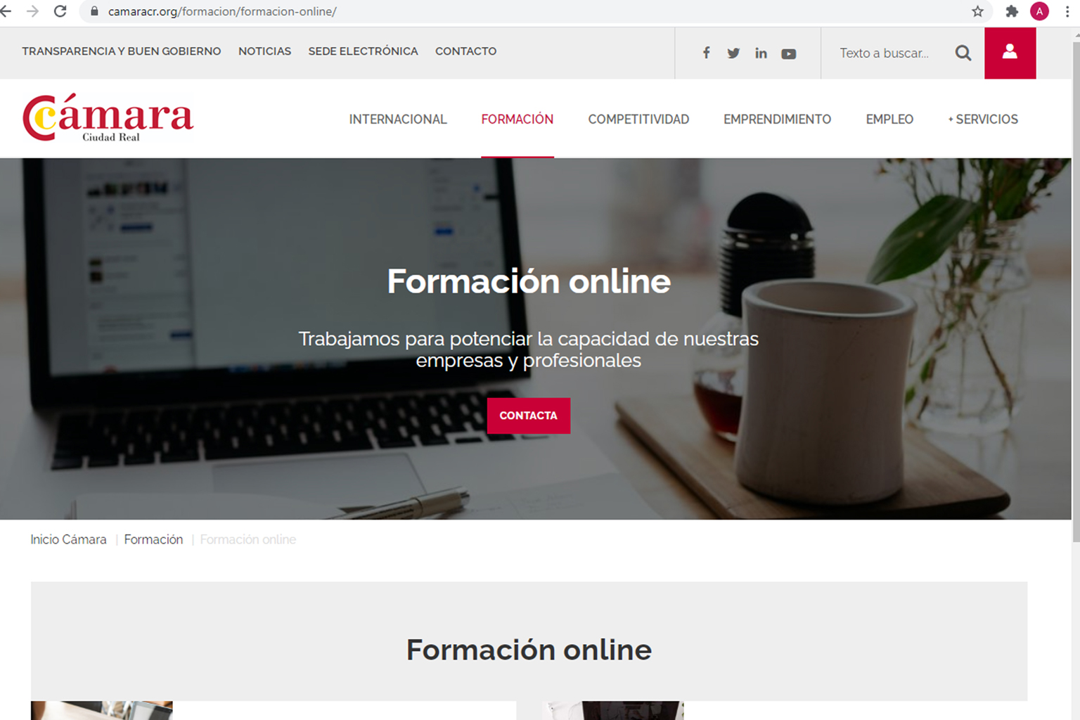 La oficina gestora del Destino Almagro, destino SICTED, informa de los cursos de este mes
