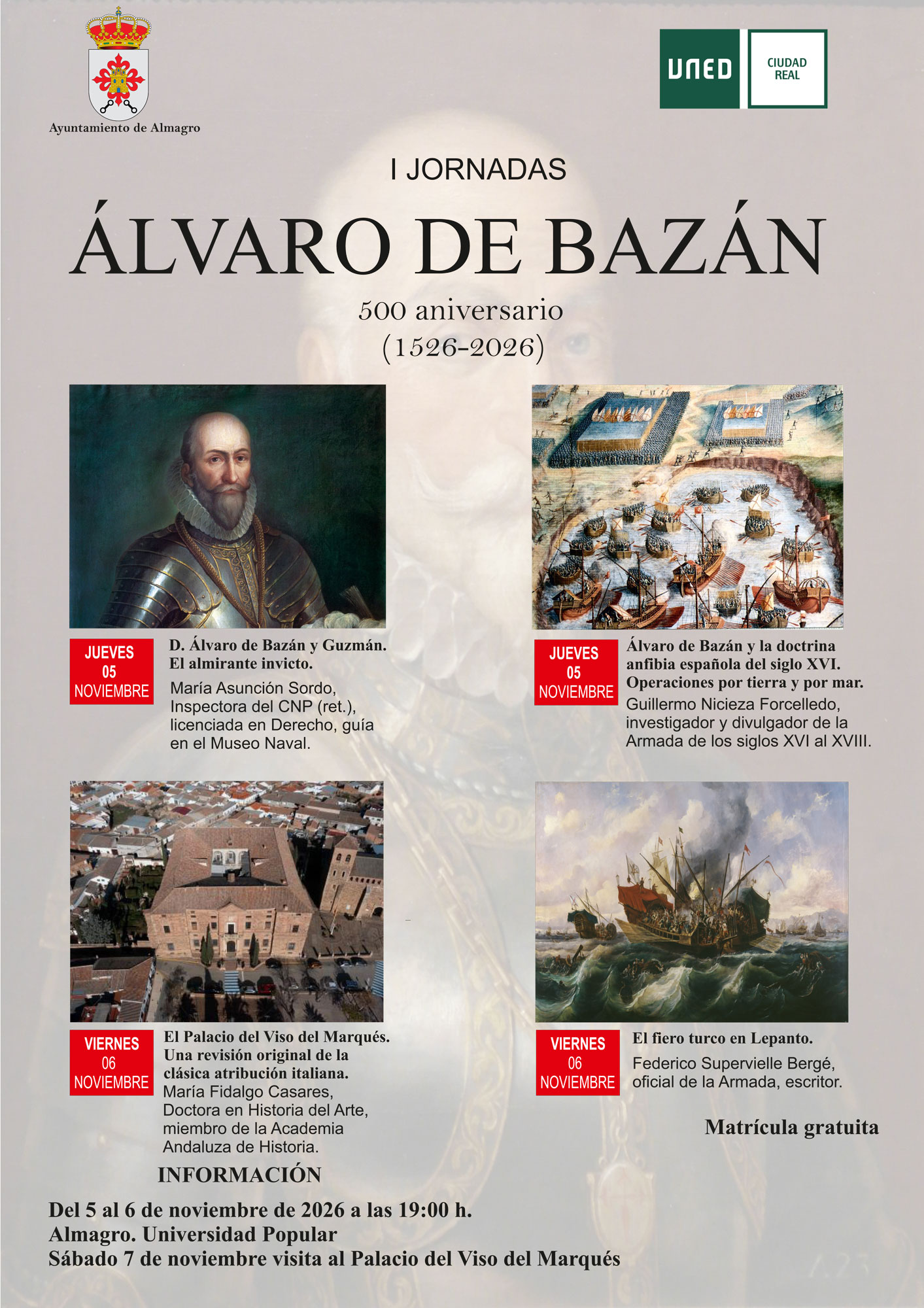 I Jornadas �lvaro de Baz�n - Viernes 6