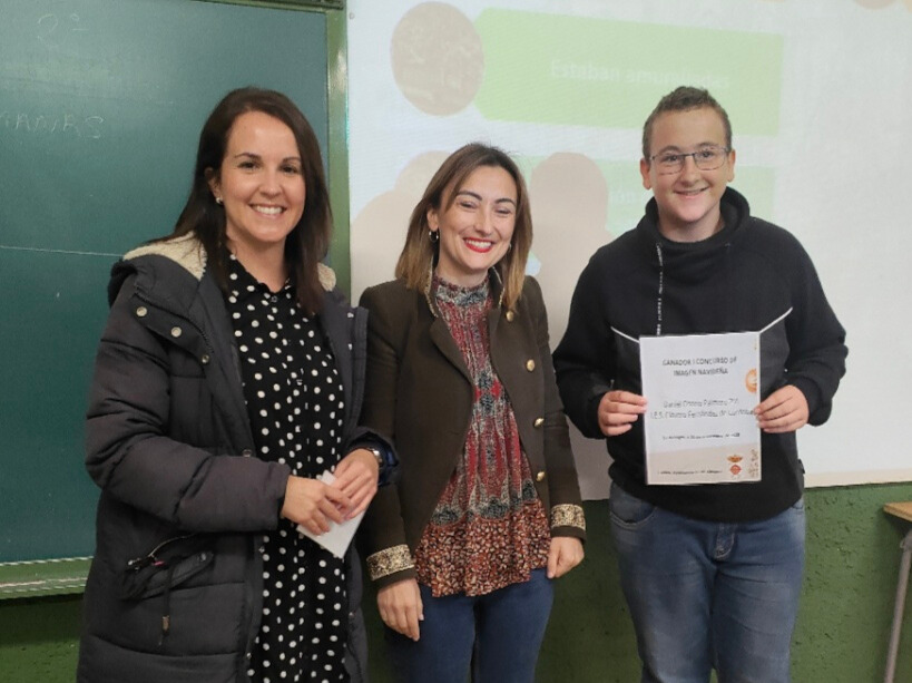El alumno del Instituto Clavero Fernández de Córdoba Daniel Osorio gana el I Concurso de imagen navideña de Almagro
