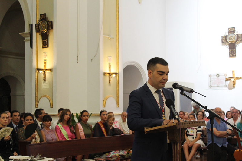 El alcalde agradece al Patr�n su compromiso con la ciudad de Almagro