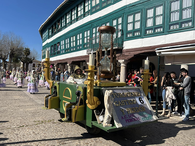 ‘Purgatorio, Castigo y Perdón’ de Los Perchas de Mota del Cuervo se alzó con el primer premio del desfile de Carnaval