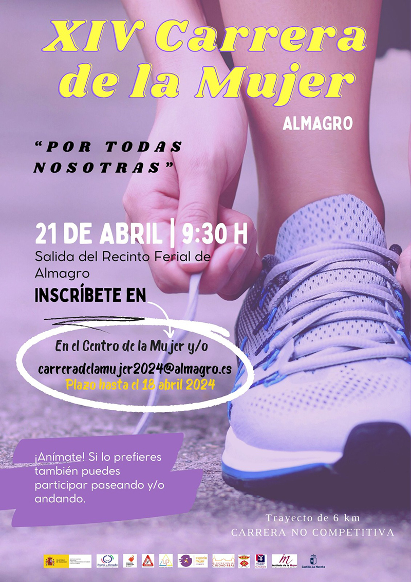 Más de 600 corredores participarán en la Carrera de la Mujer y la media maratón de Almagro
