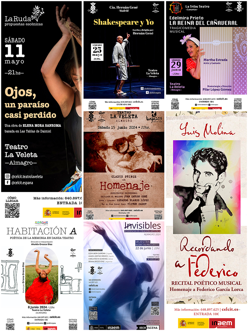 La temporada cultural 2024 en el Teatro La Veleta arrancará el 11 de mayo