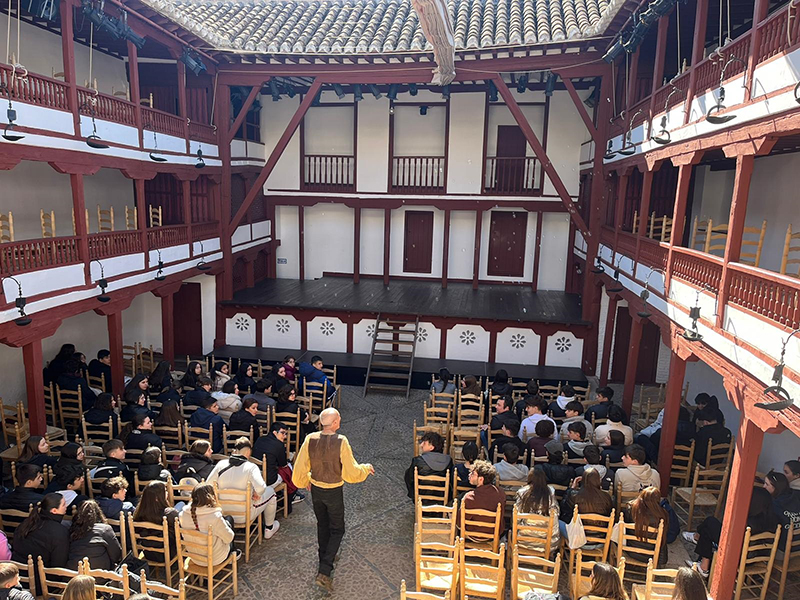 La campaña de teatro clásico para estudiantes en el Corral de Comedias ha comenzado hoy