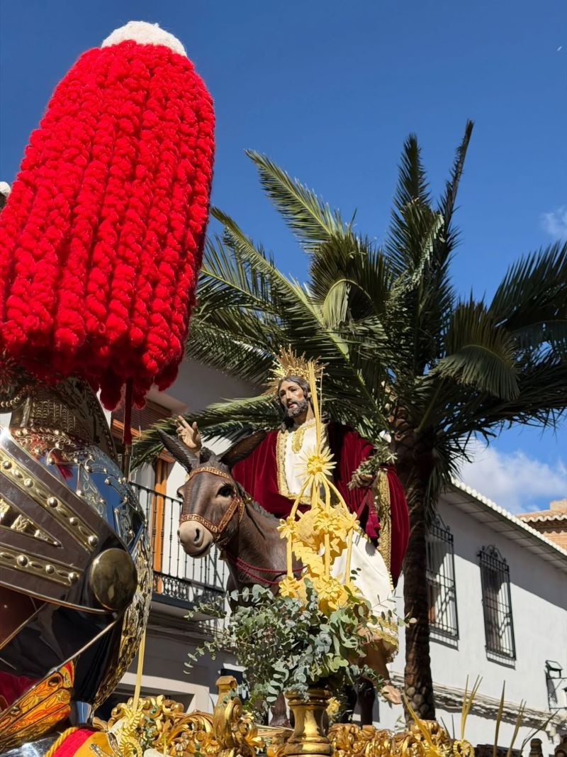 Más de 150 Armaos anunciaron la Semana Santa de Almagro en la procesión del Domingo de Ramos