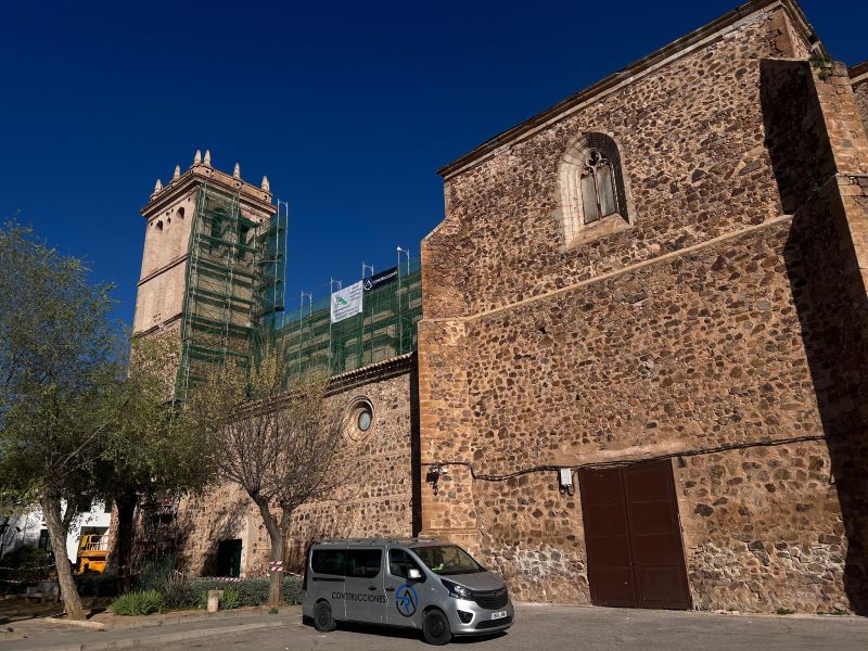 Avanzan las obras de rehabilitación en la Antigua Universidad Nuestra Señora del Rosario